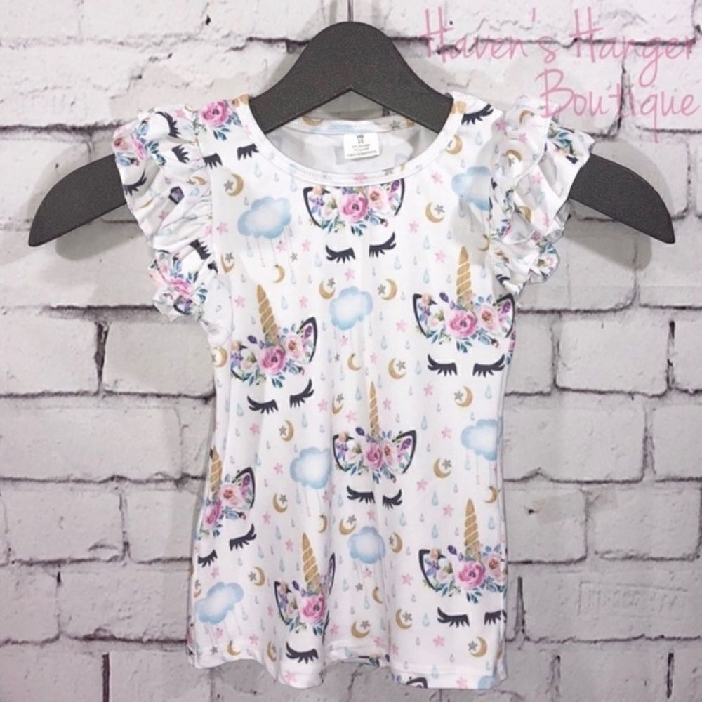 NEW 🦄 Unicorn Baby Girl Top